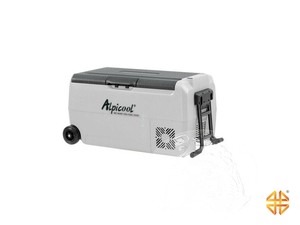 Автохолодильник компрессорный Alpicool 36л 12V/24V220V (двухкамерный, складная ручка и колеса) | Podgotoffka.Ru