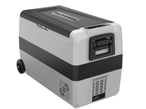 Автохолодильник компрессорный Alpicool 60л 12V/24V220V (двухкамерный, складная ручка и колеса) | Podgotoffka.Ru
