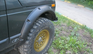 Расширители колёсных арок ВАЗ НИВА 2131 5D(передние 70 мм, задние 70 мм) | Podgotoffka.Ru