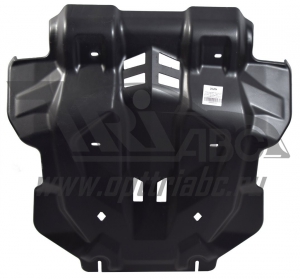 Защита картера двигателя и радиатора Toyota Hilux 2015+ (композит 10 мм) | Podgotoffka.Ru